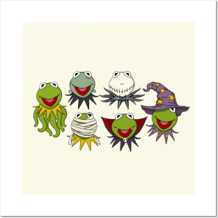 Halloween Kermit Pack Posters and Art